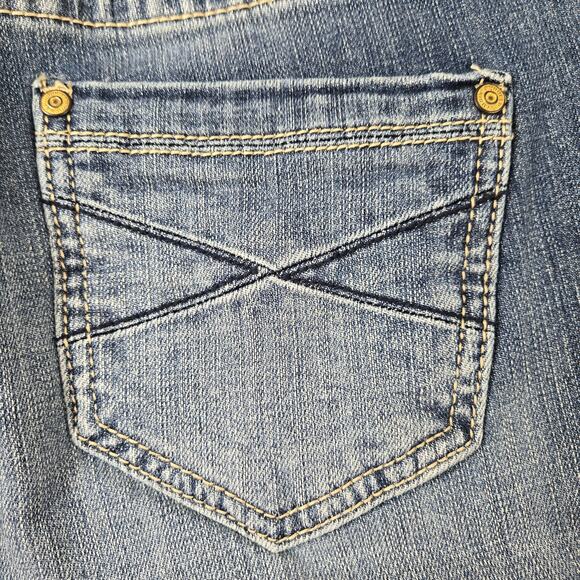 Rock&Roll Cowgirl Women's Jeans Studded Boyfriend size 28 Cutoff 29.25 Inseam - Picture 10 of 16